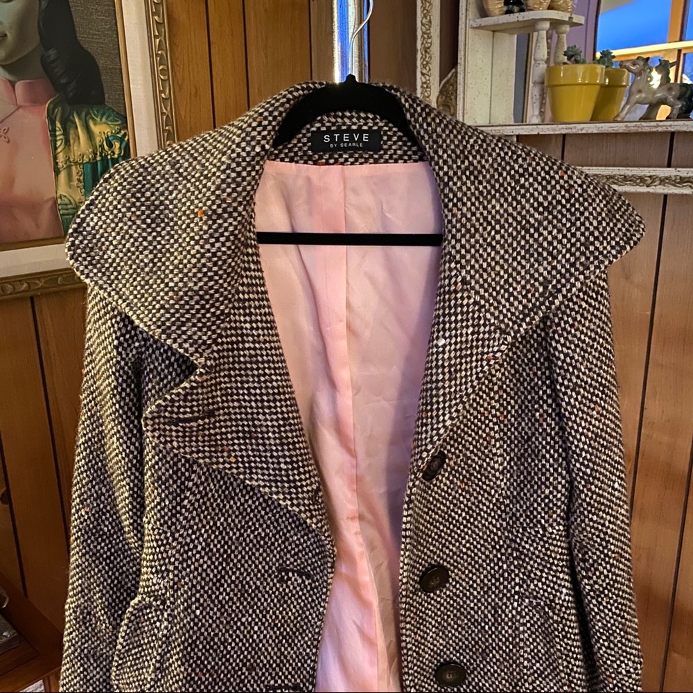 Steve by Searle Wool Blend Tweed Jacket - Picture 4 of 6